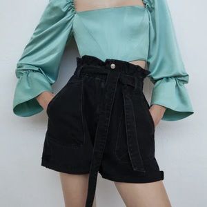 Zara Paperbag Shorts